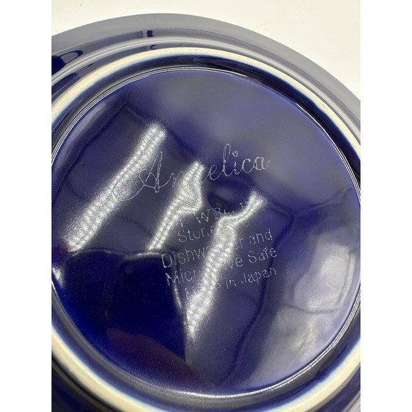 RARE & BEAUTIFUL COBALT CUP SAUCER Plate WBACH WAECHTERSBACH ANGELICA PATTERN - Picture 9 of 9